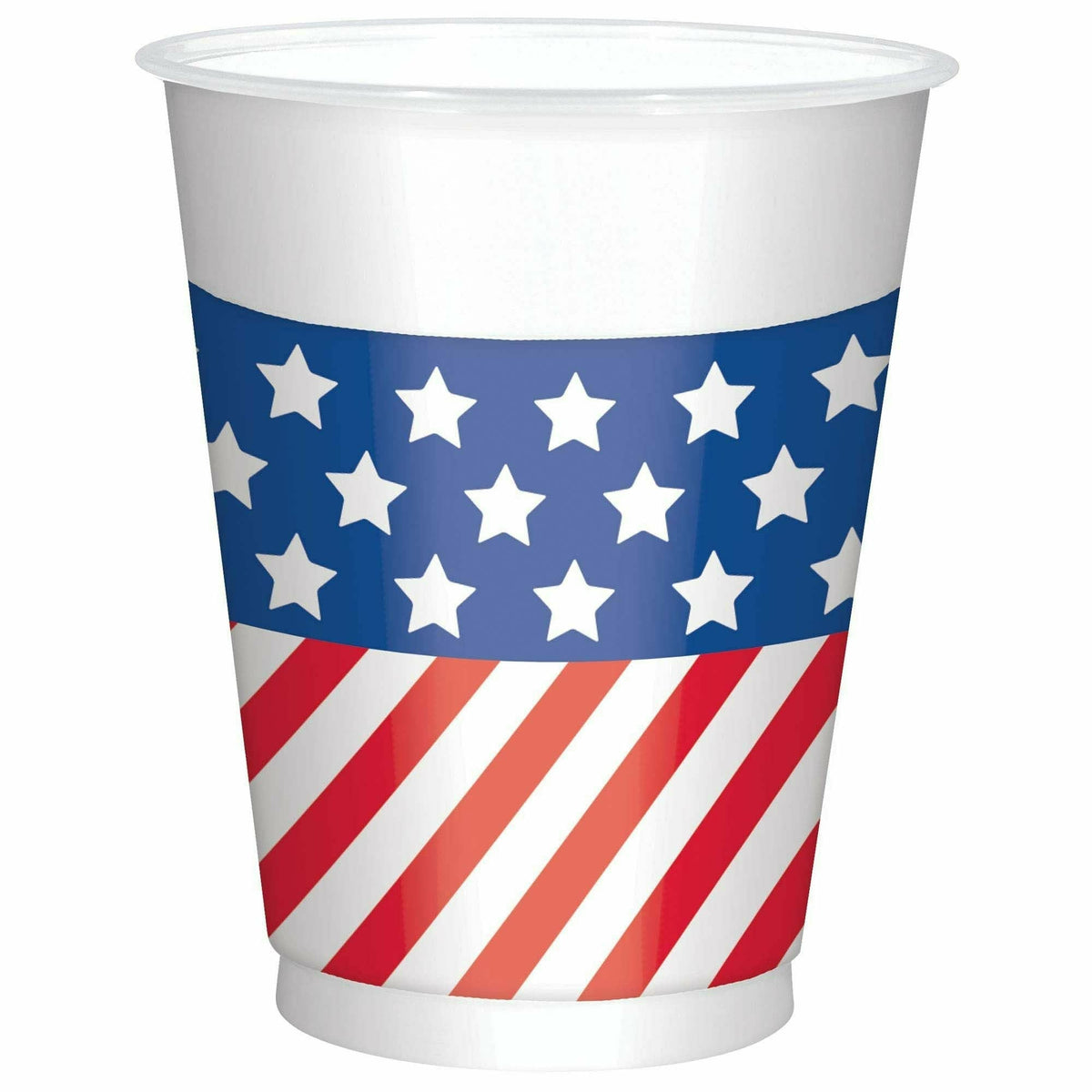 Amscan HOLIDAY: PATRIOTIC Patriotic Printed Plastic Cups