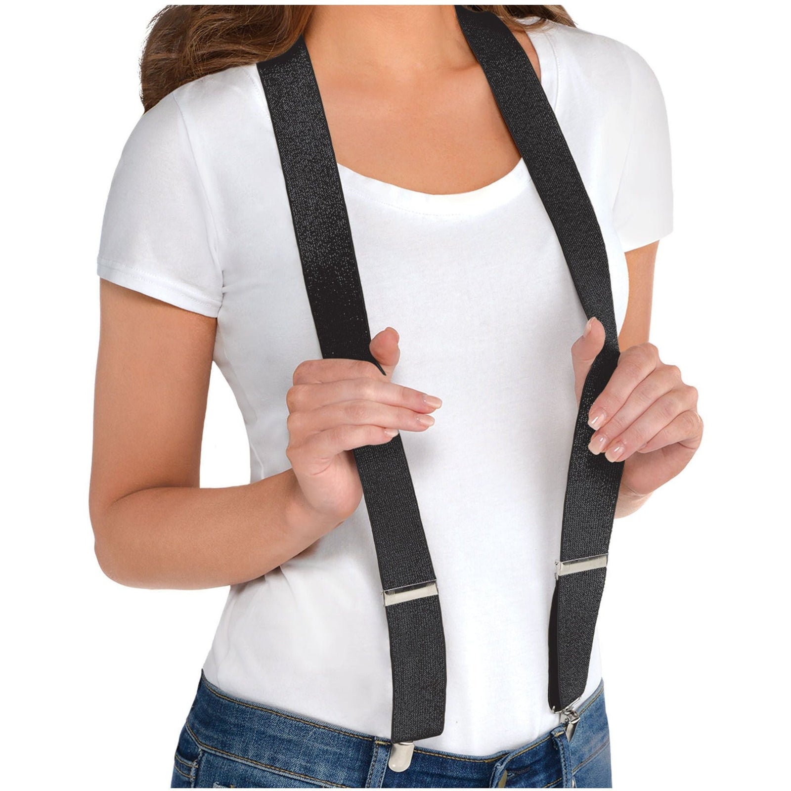 Amscan HOLIDAY: SPIRIT Black Suspenders