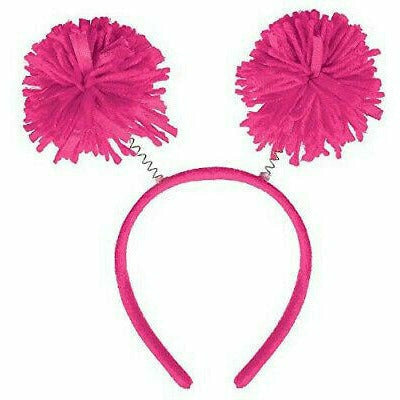 Amscan HOLIDAY: SPIRIT Pink PomPom HeadBopper