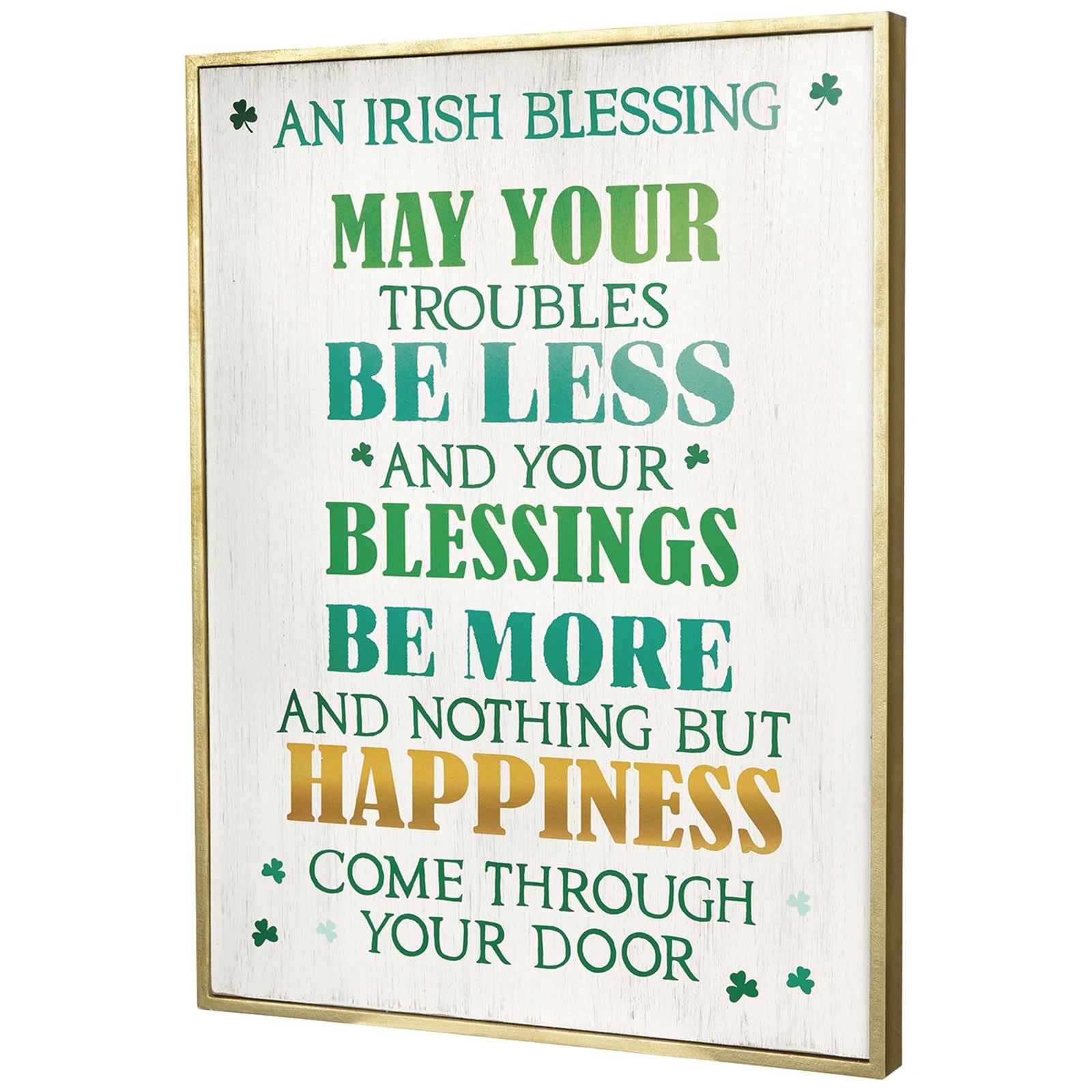 Amscan HOLIDAY: ST. PAT'S "An Irish Blessing" Plaque