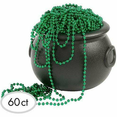 Amscan HOLIDAY: ST. PAT&#39;S Pot O&#39; Bead Necklaces 60ct