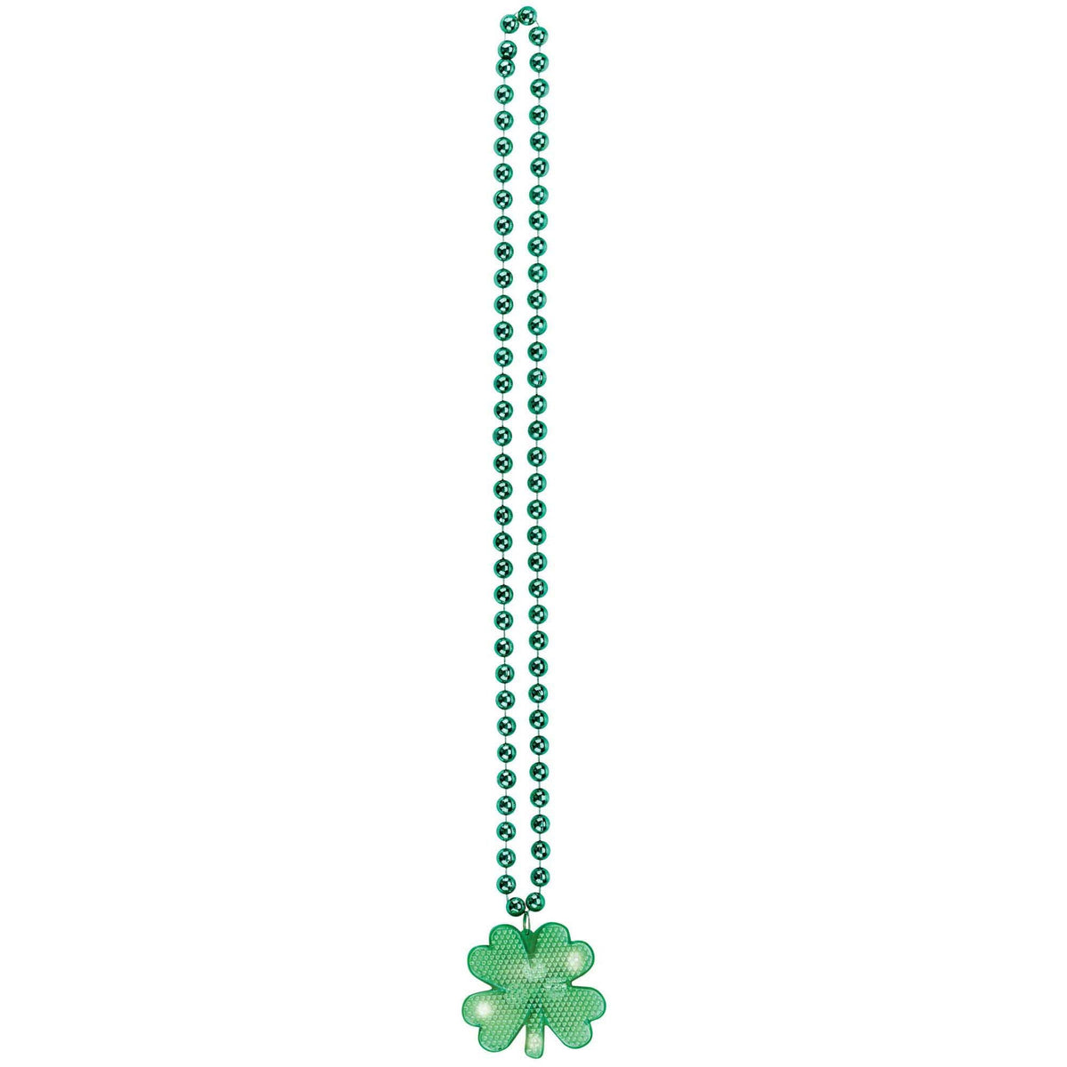 Amscan HOLIDAY: ST. PAT&#39;S Shamrock Light-Up Pendant Necklace