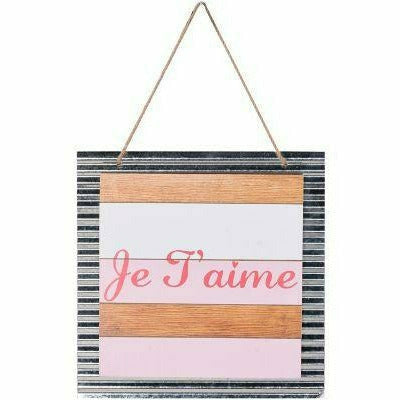 Amscan HOLIDAY: VALENTINES Je T&#39;aime Sign Valentine&#39;s Day