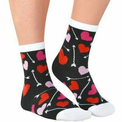 Amscan HOLIDAY: VALENTINES Valentine&#39;s Black Socks