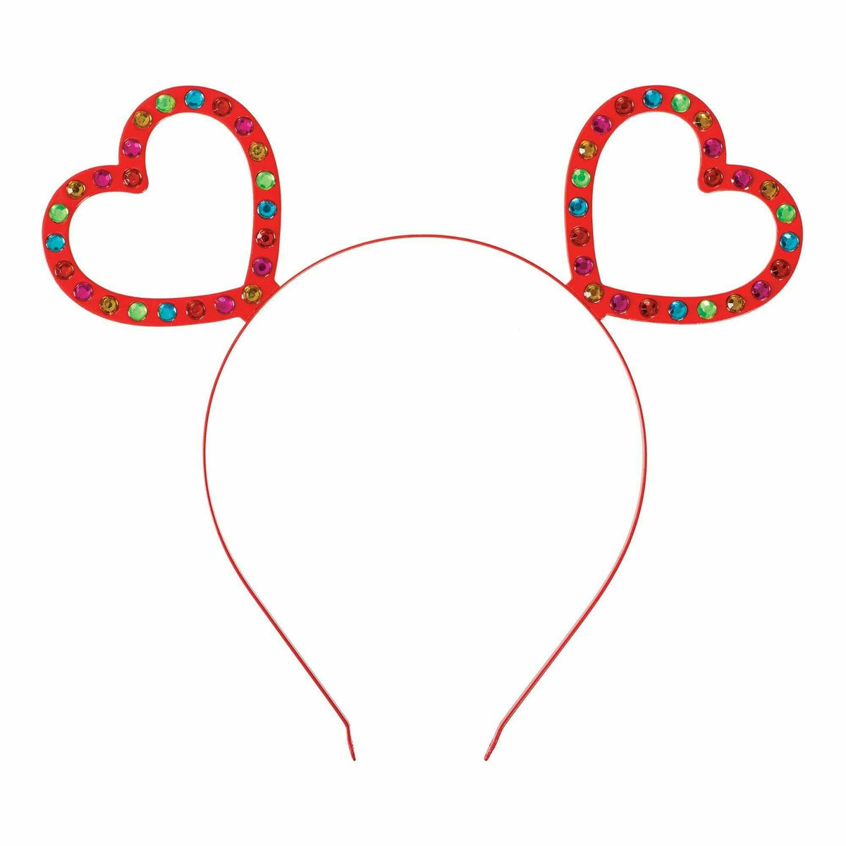 Amscan HOLIDAY: VALENTINES Valentine&#39;s Day Hearts Metal Headband w/ Bling