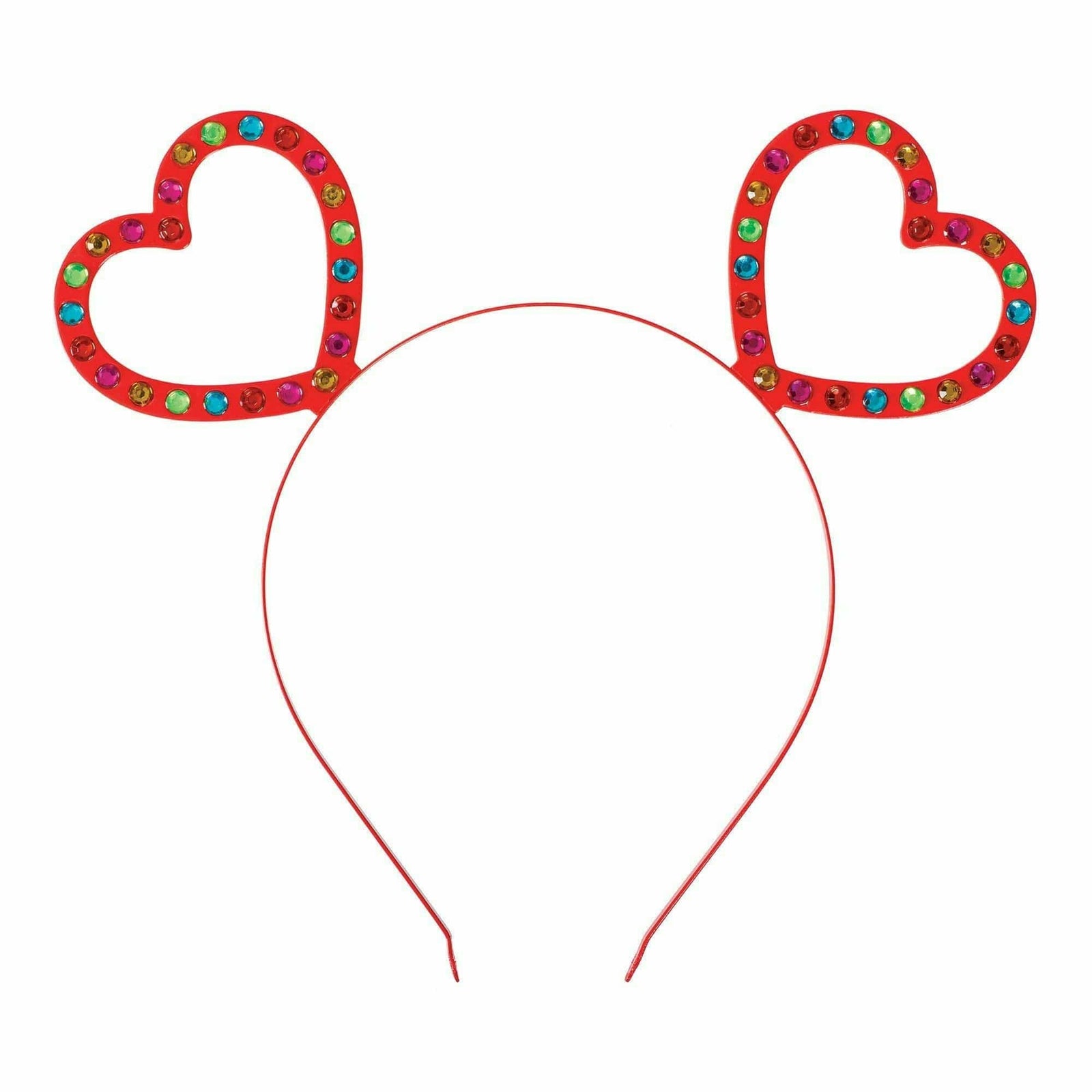 Amscan HOLIDAY: VALENTINES Valentine's Day Hearts Metal Headband w/ Bling