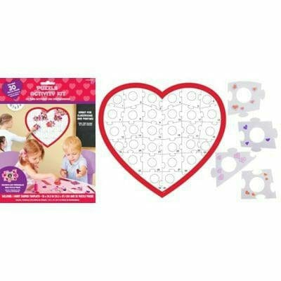 Amscan HOLIDAY: VALENTINES Valentine&#39;s Puzzle Activity Kit