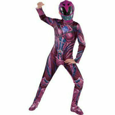 Amscan Kids Girls Pink Ranger Costume