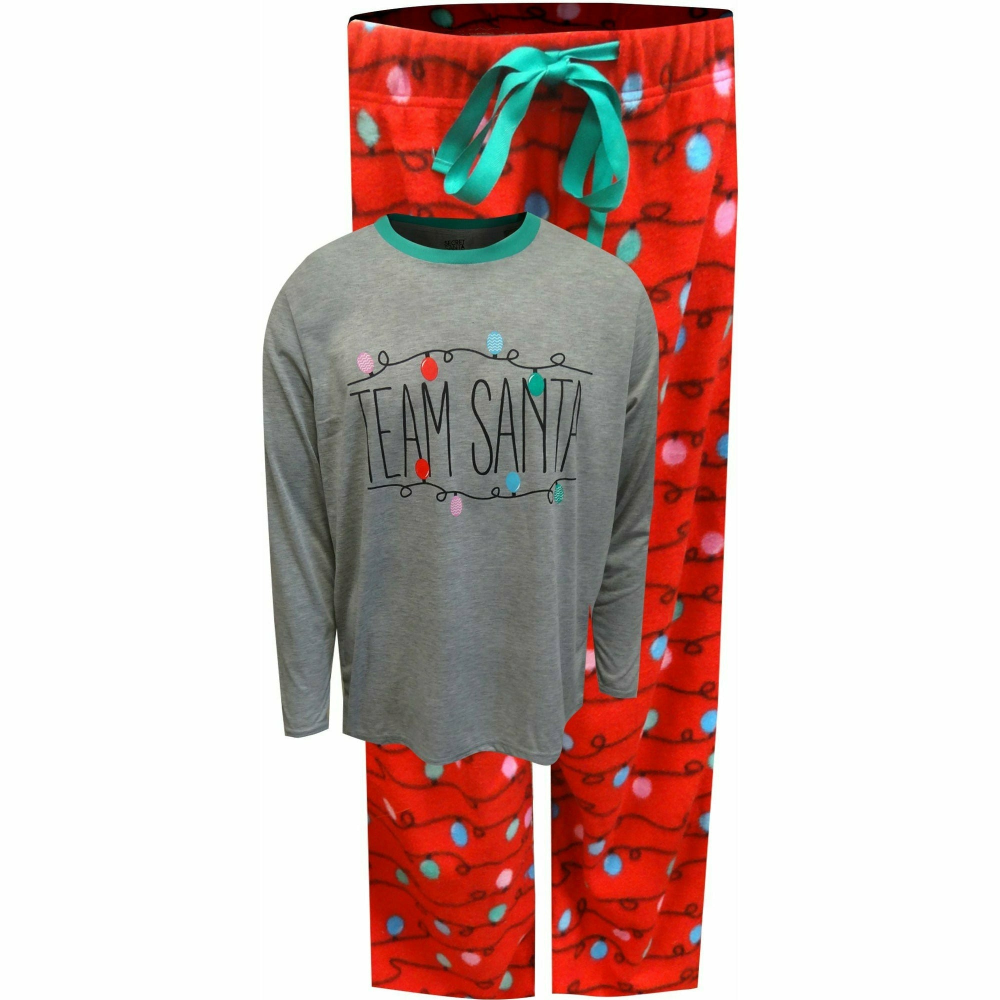 Amscan L Men's Team Santa Christmas Guys Pajama