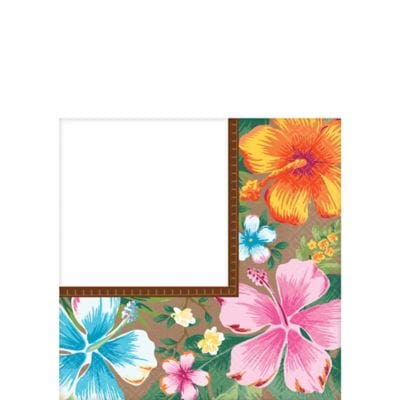 Amscan LUAU Beachy Blooms Value BN