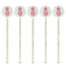 Amscan LUAU Drink Stirrers Flamingo