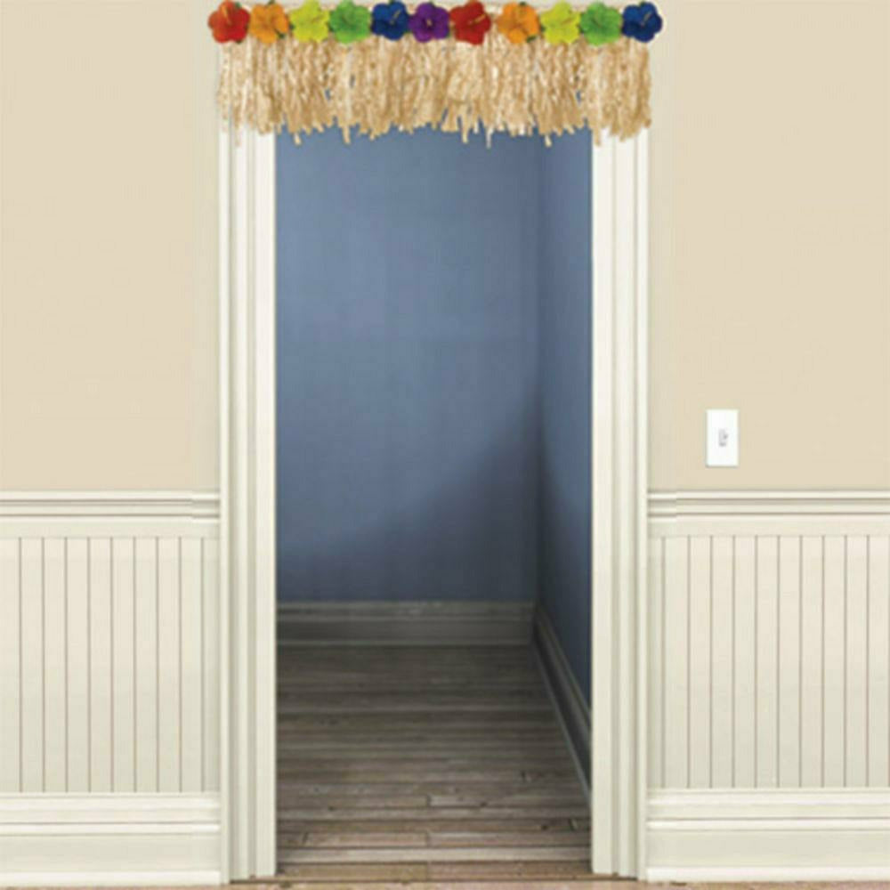 Amscan LUAU Hibiscus Door Fringe