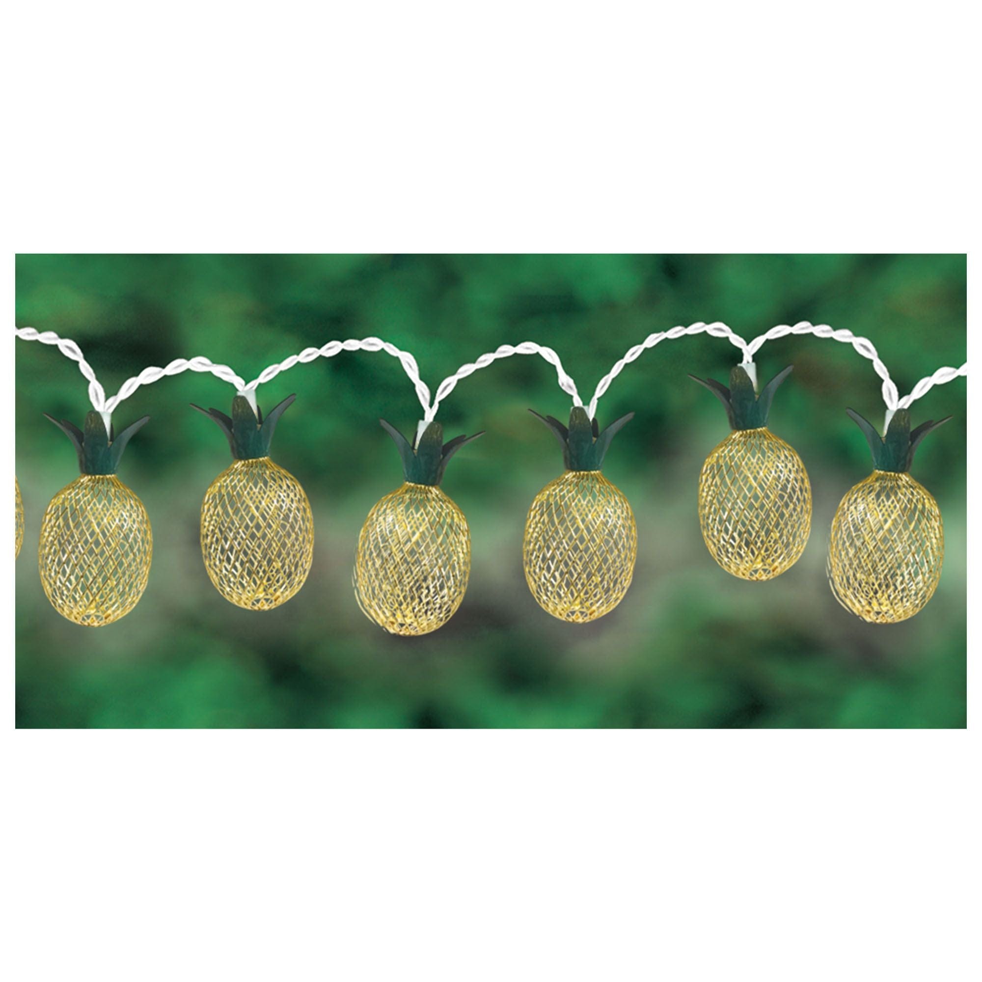 Amscan LUAU LED String Lights - Pineapple