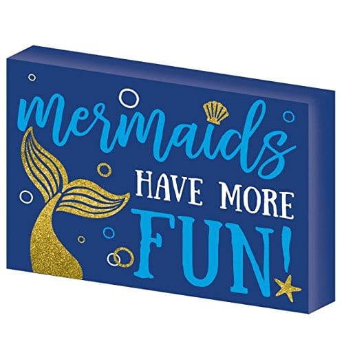 Amscan LUAU Mermaids Have More Fun Standing Sign