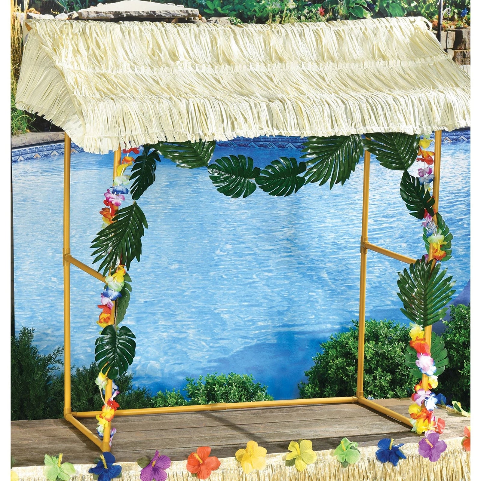 Amscan LUAU Tiki Bar Hut Kit