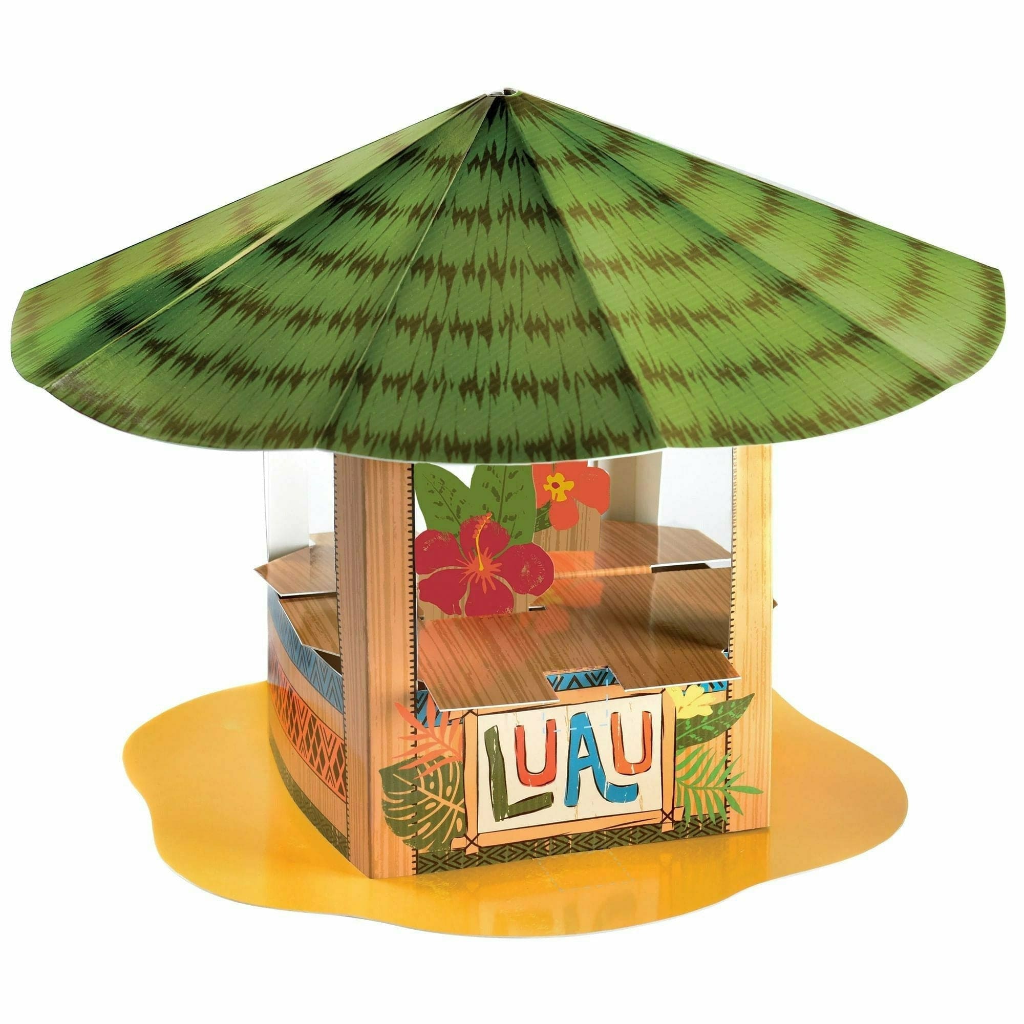 Amscan LUAU Tiki Bar Pop Up Centerpiece