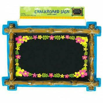 Amscan LUAU TIKI CHALK BOARD