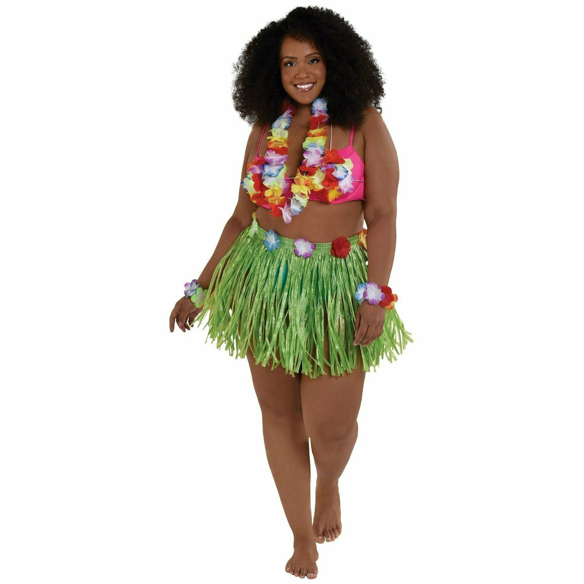 Amscan LUAU Wearables Default-Title Grass Skirt Kit   Large Adult Size