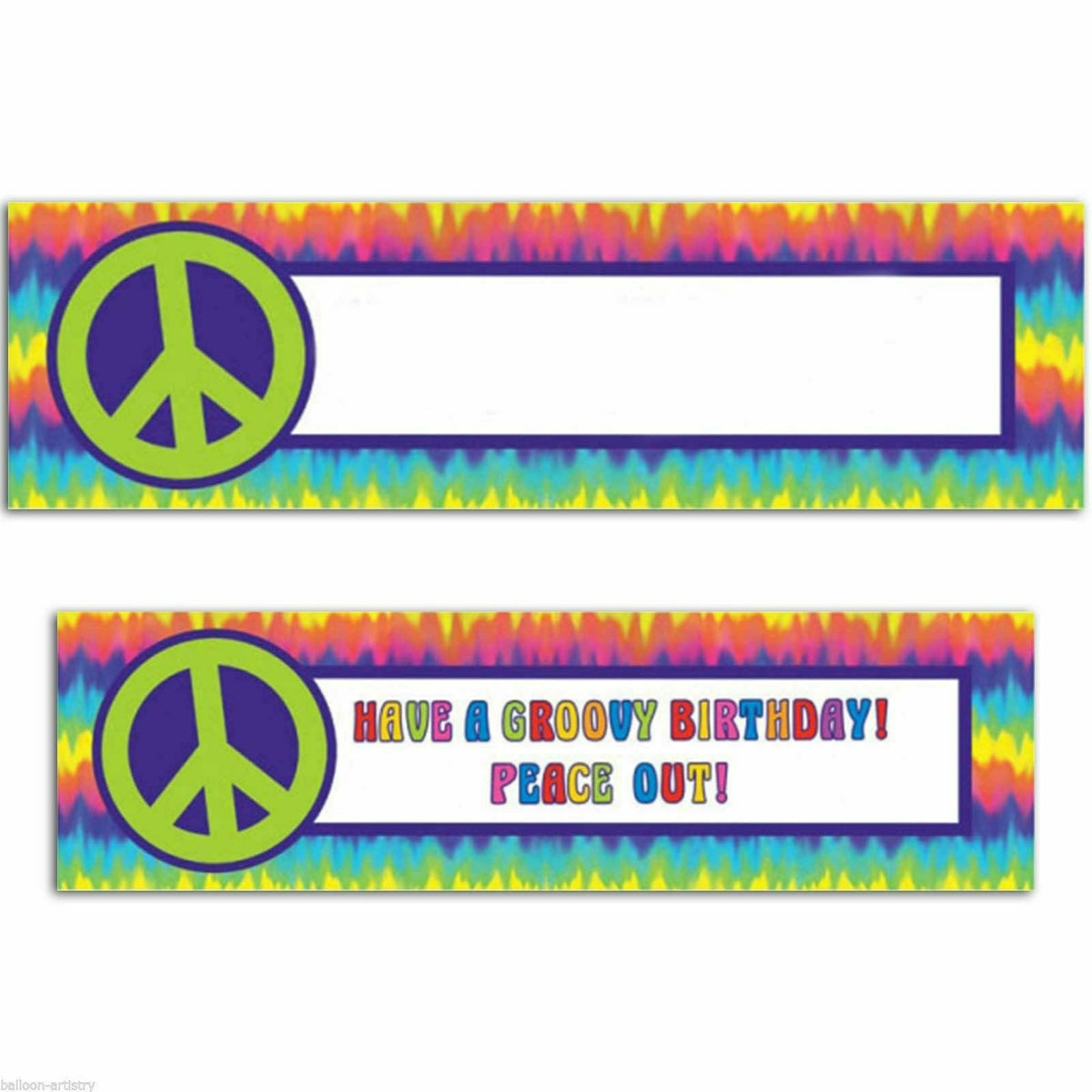 Amscan THEME 60&#39;S PERSONALIZE BANNER