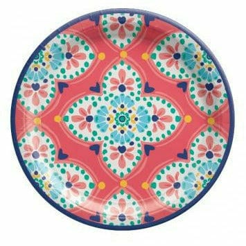 Amscan THEME Boho Vibes 7&quot; Round Plates J10