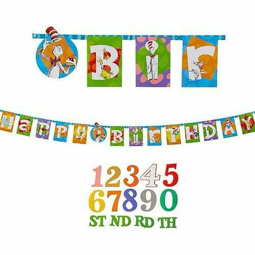 Amscan THEME: DR SEUSS Dr. Seuss Birthday Banner Kit