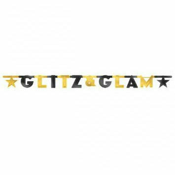 Amscan THEME GLITZ & GLAM BANNER Q6