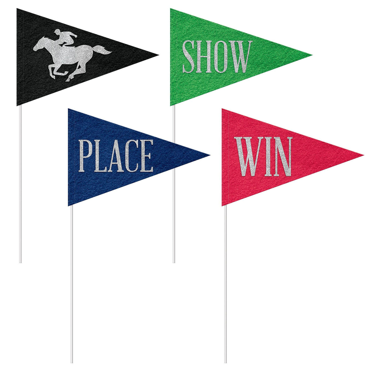 Amscan THEME Horse Race Felt Pennants