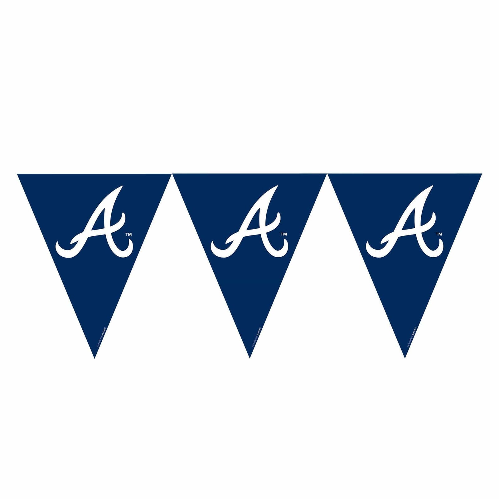 Amscan THEME: SPORTS Atlanta Braves Major League Baseball Pennant Banner