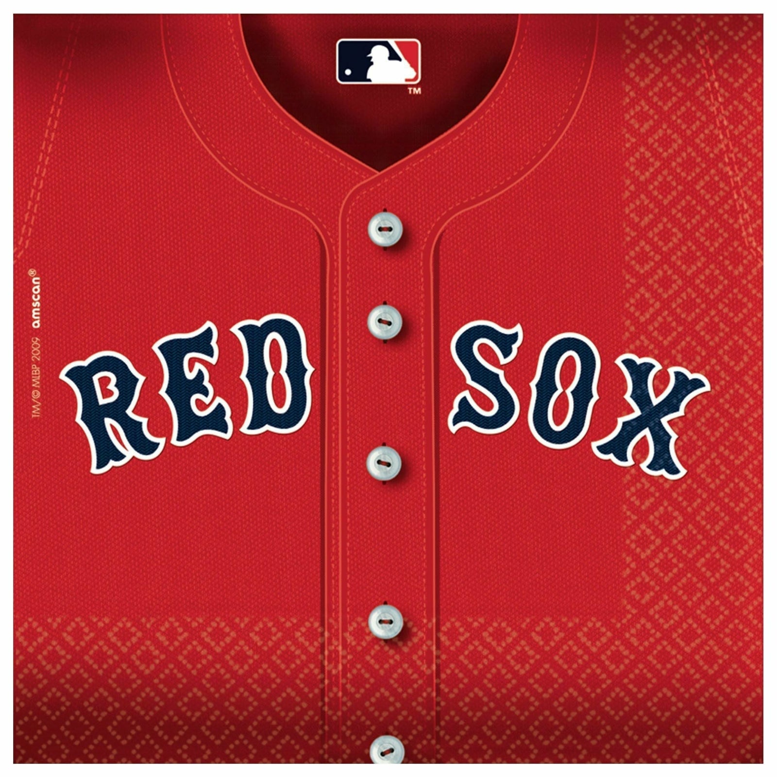 Amscan THEME: SPORTS Boston Red Sox Luncheon Napkins