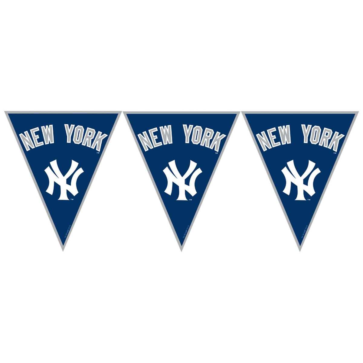 Amscan THEME: SPORTS New York Yankees Major League Baseball Pennant Banner