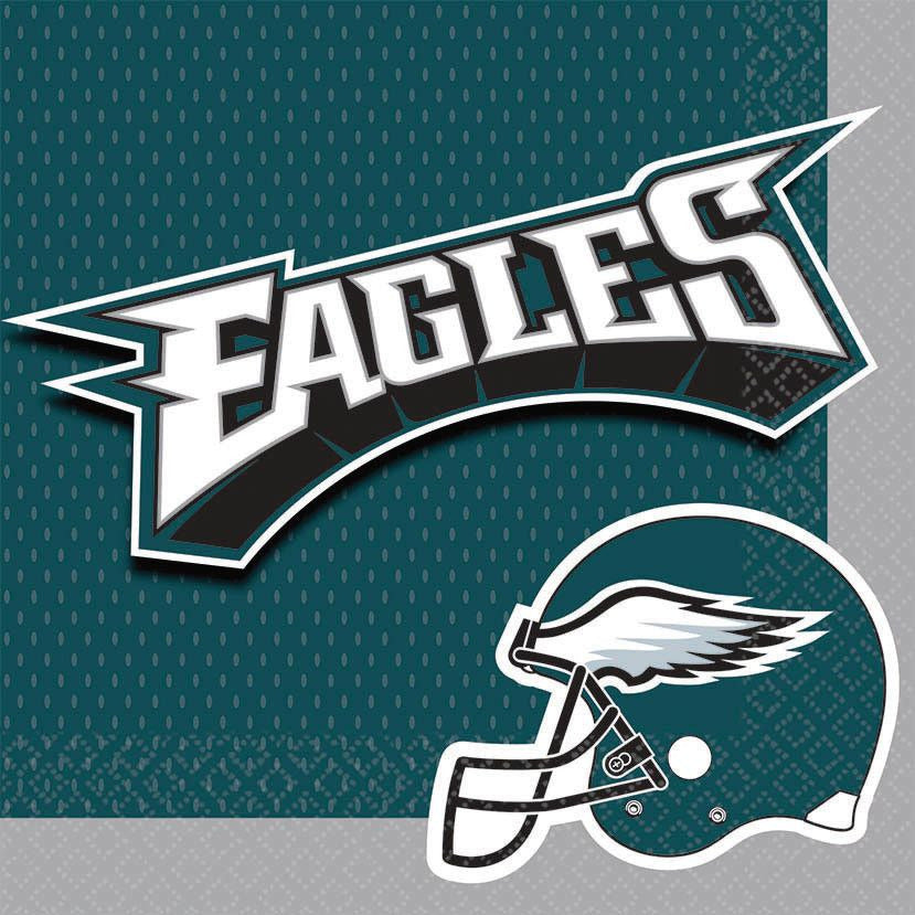 Amscan THEME: SPORTS Philadelphia Eagles Lunch Napkins