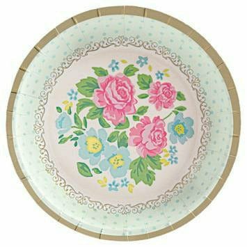 Amscan THEME Tea Party Round Appetizer Plates