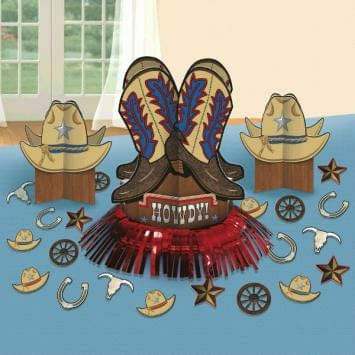 Amscan THEME WESTERN TABLE DECOR KIT