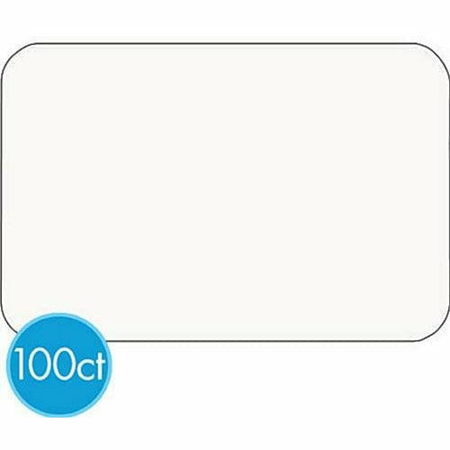 Amscan THEME White Name Badges 100ct