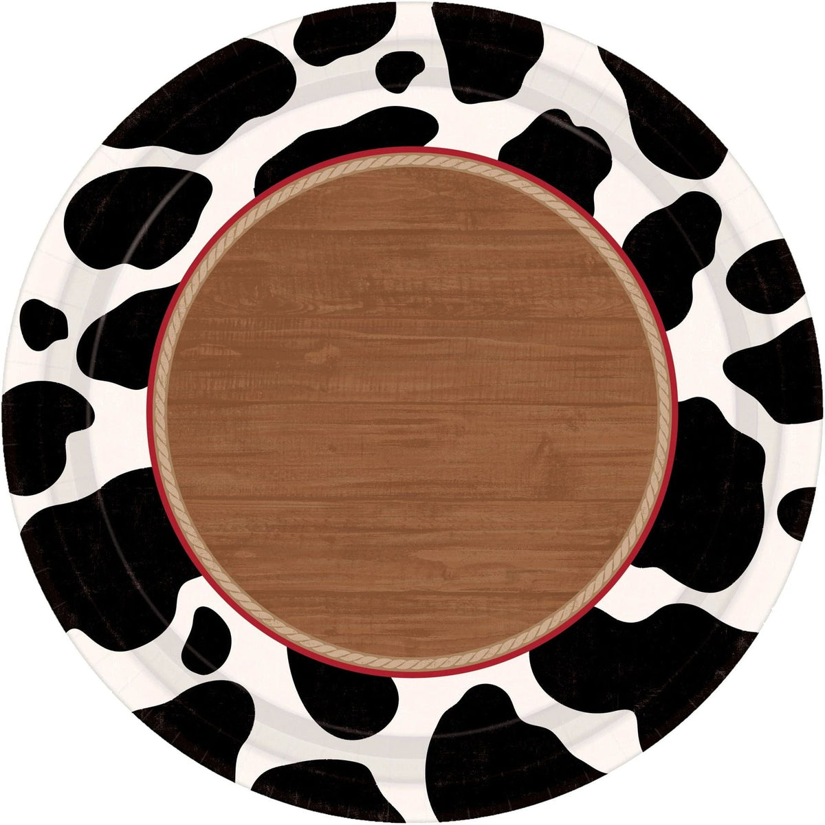 Amscan THEME Yeehaw Round Plates, 10 1/2&quot;