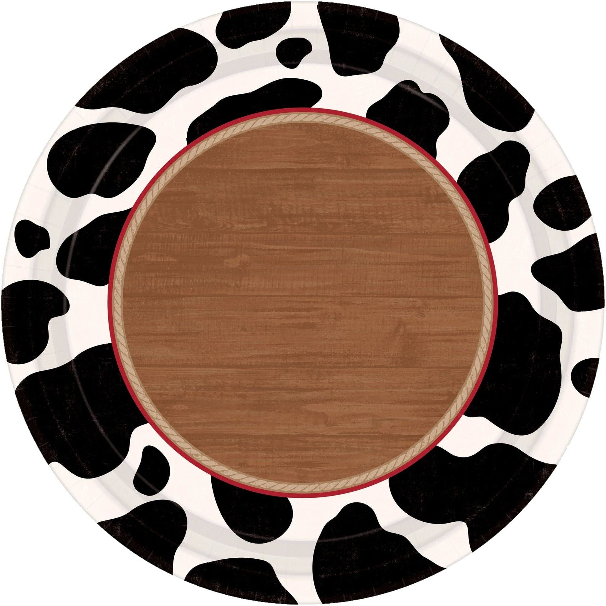 Amscan THEME Yeehaw Round Plates, 10 1/2"