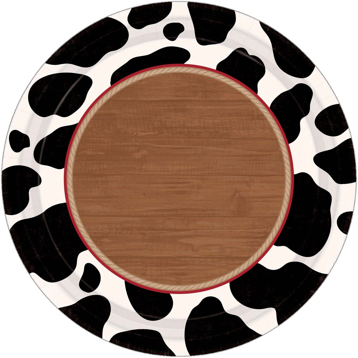 Amscan THEME Yeehaw Round Plates, 7&quot;