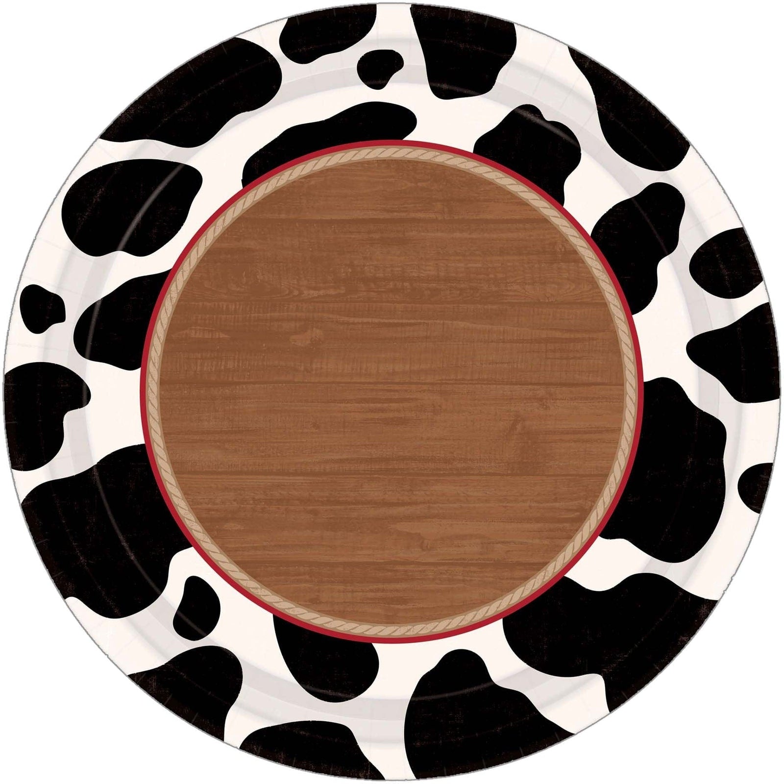 Amscan THEME Yeehaw Round Plates, 7"