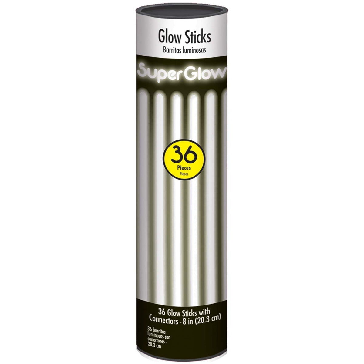 Amscan TOYS 8&quot; Glow Stick Tube - White