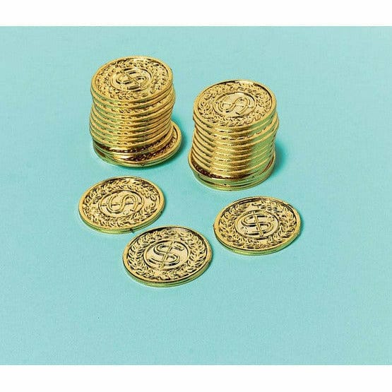 AMSCAN TOYS GOLD COINS HI COUNT FAVOR