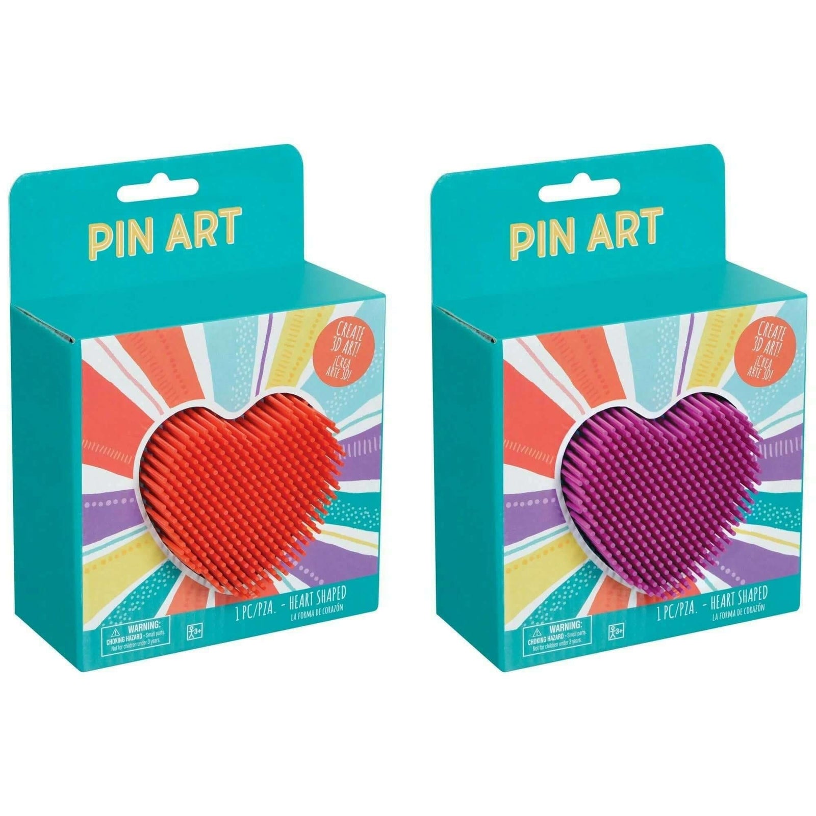 Amscan TOYS Heart Pin Art Favor Assortment