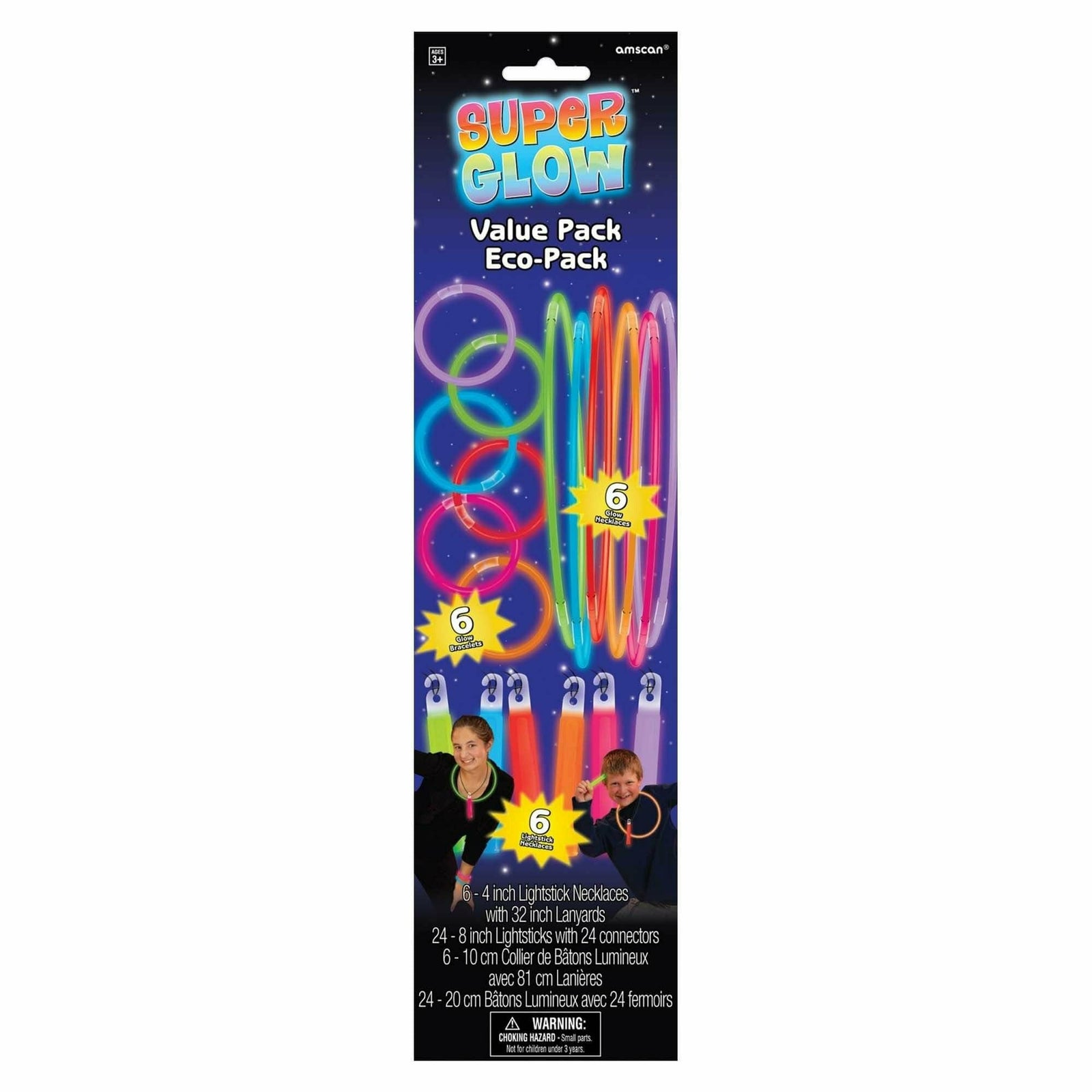 Amscan TOYS Multi-Glow Pack