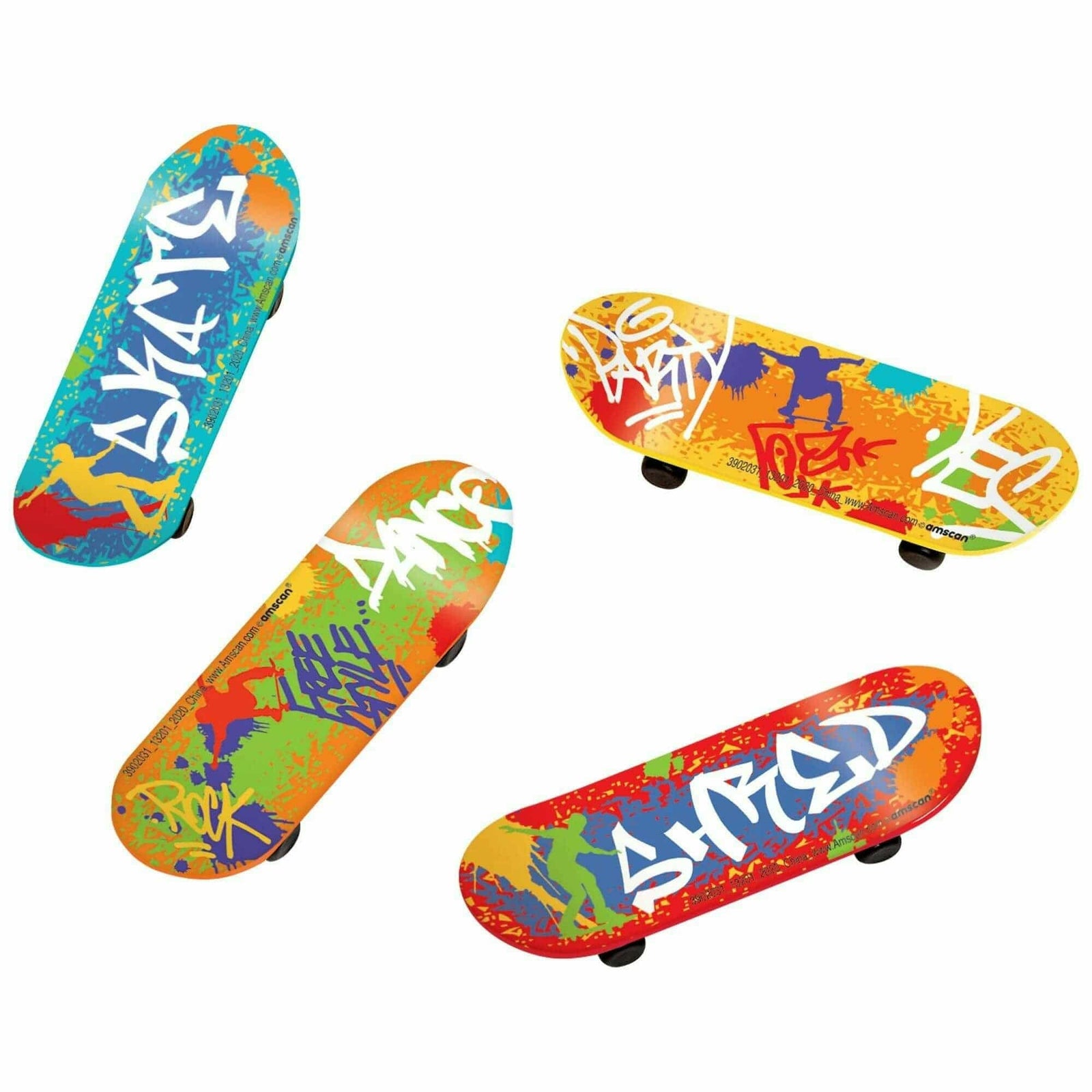 Amscan TOYS Skateboard Mega Value Pack Favor