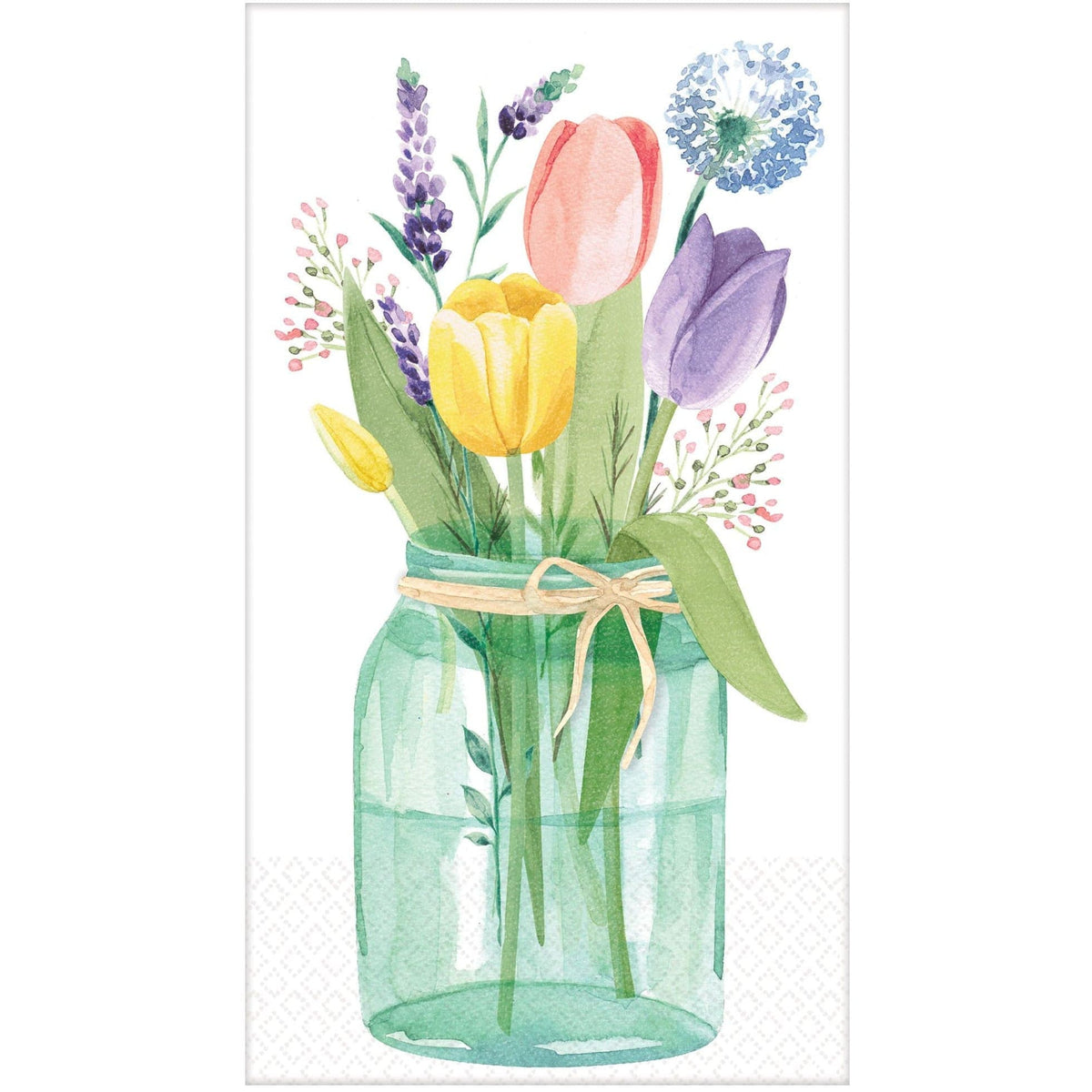 Amscan Tulip Garden Guest Towels