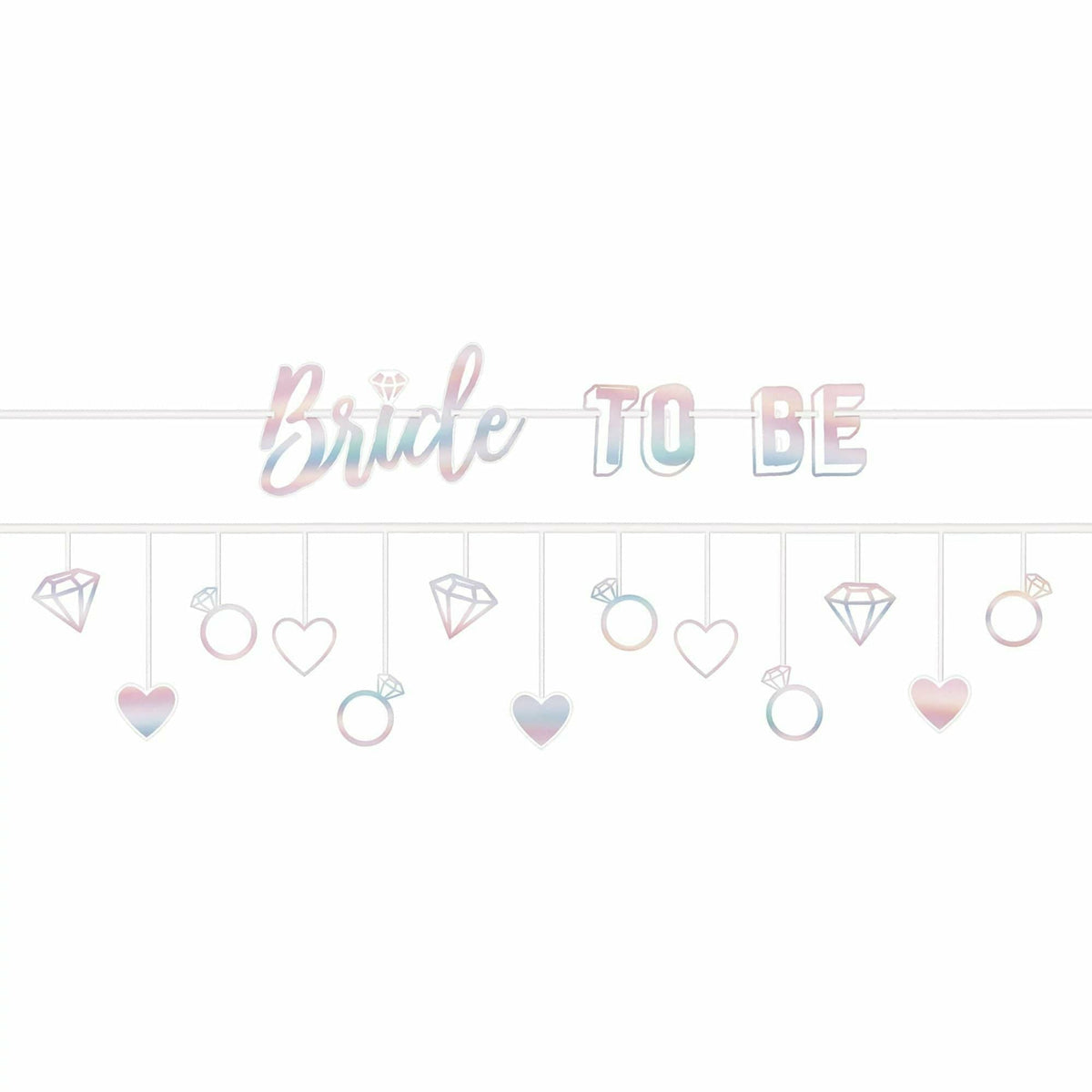 Amscan WEDDING Bride To Be Double Banner, Multi-Pack