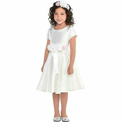 Amscan WEDDING Flower Girl Headband & Sash Accessory Kit 2pc