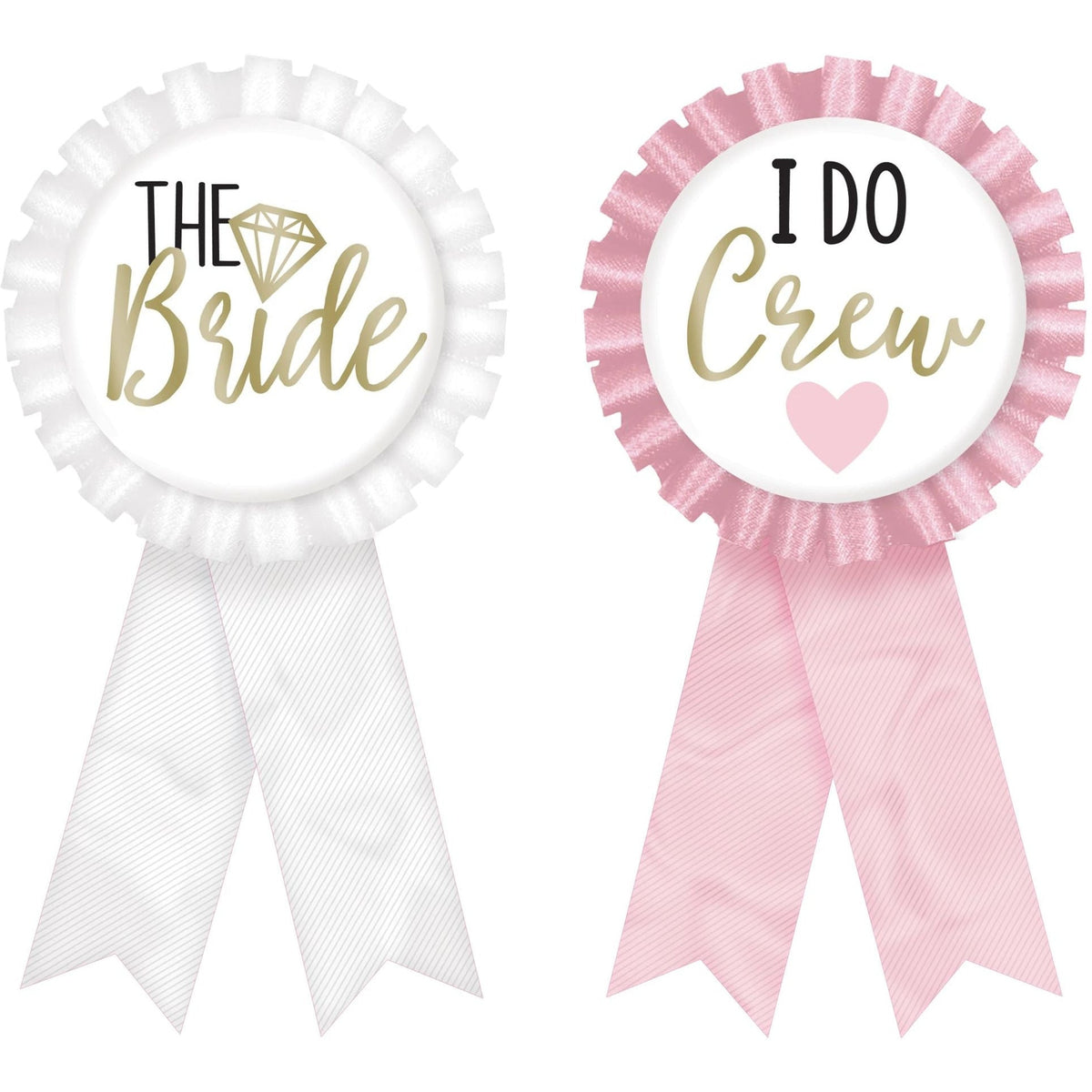 Amscan WEDDING &quot;I Do Crew&quot; Bachelorette Award Ribbons