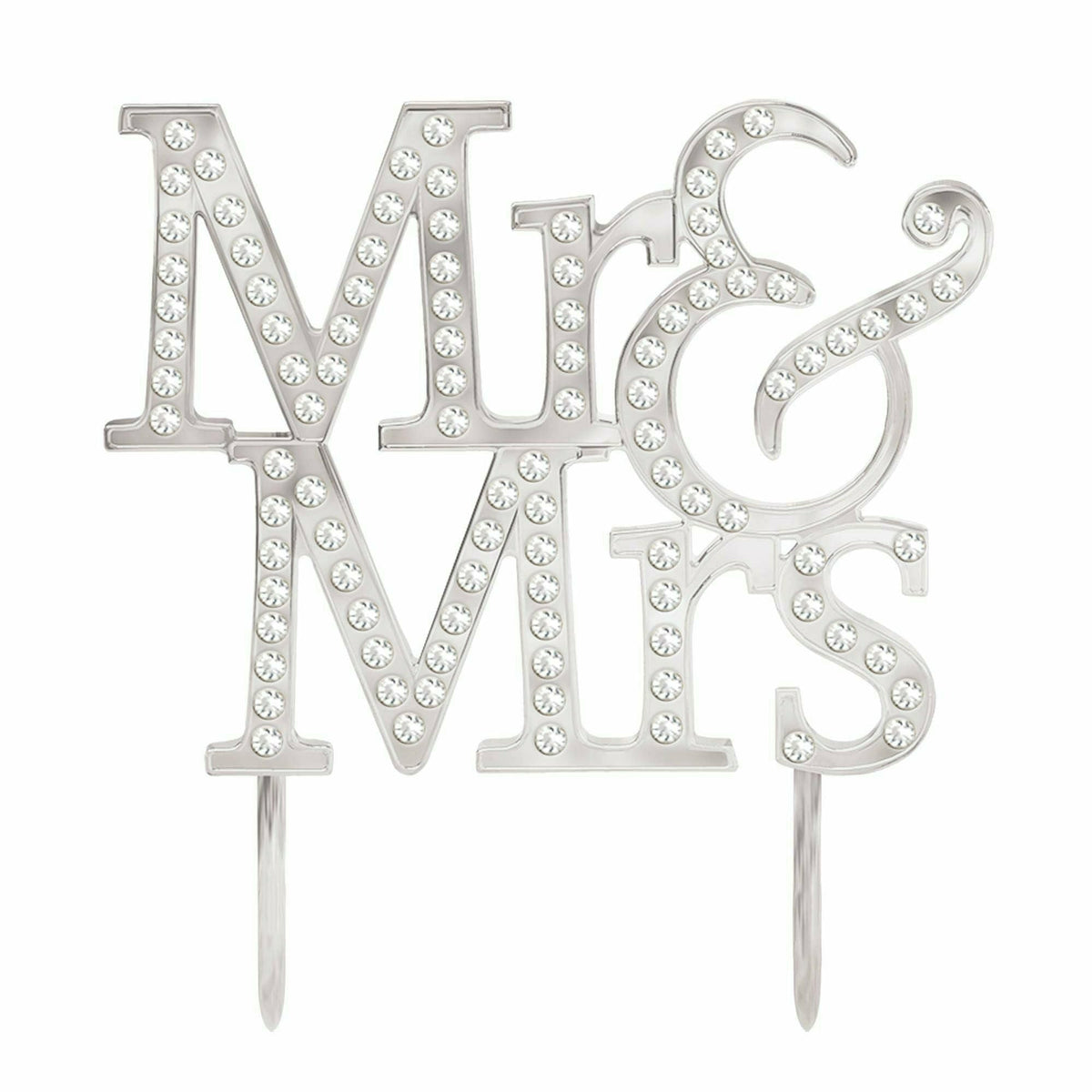 Amscan WEDDING &quot;Mr. &amp; Mrs.&quot; Cake Topper