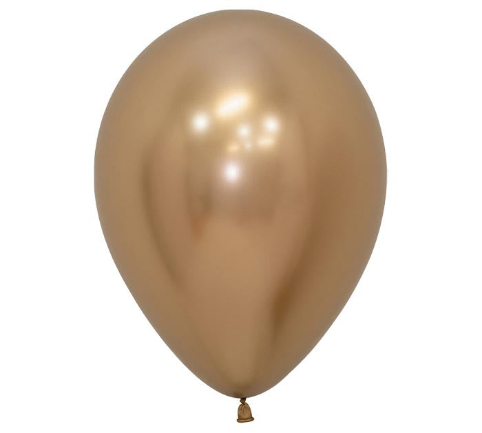 Reflex Gold Latex Balloon 1ct, 5&quot; 