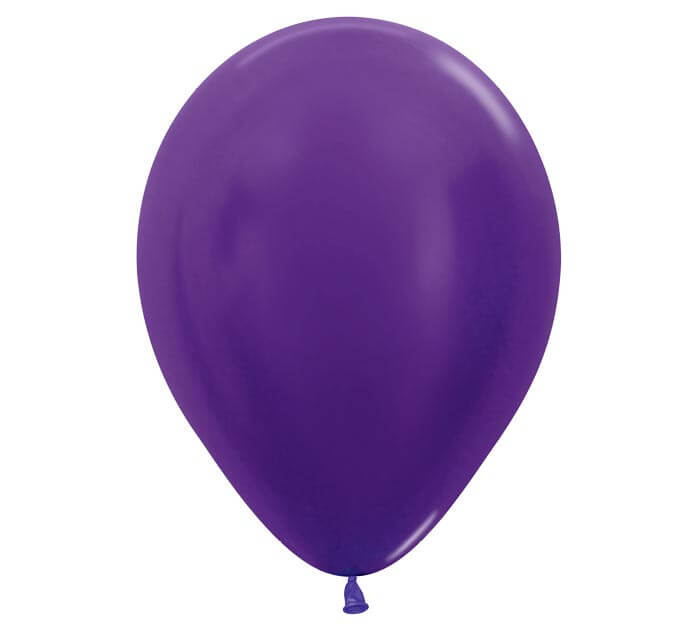 Metallic Violet Latex Balloon 1ct, 5"